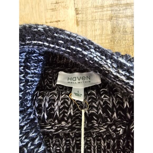 Haven Well Within Organic Cotton Roll Neck Sweater Size Small NWT Ombre - Picture 8 of 10